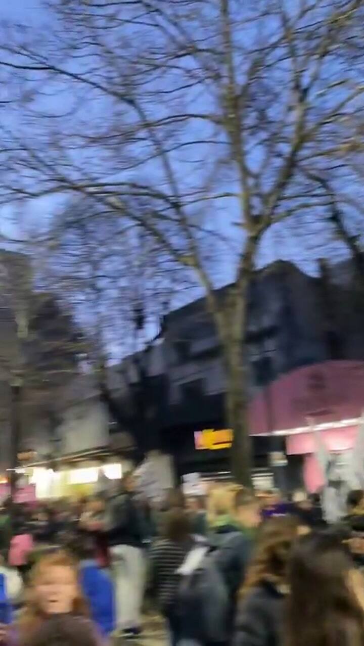 La marcha de Ni Una Menos en La Plata