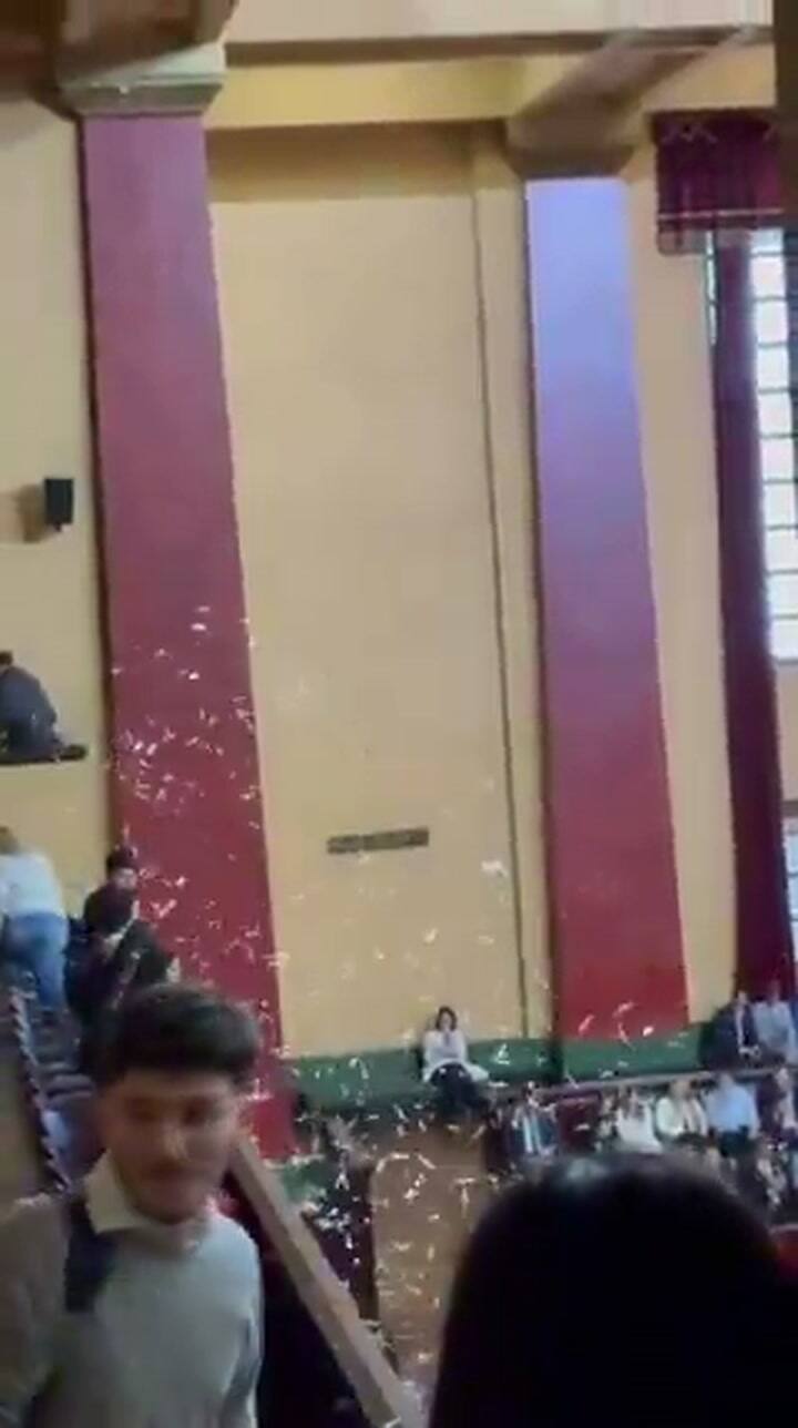 La protesta en la Facultad de Derecho