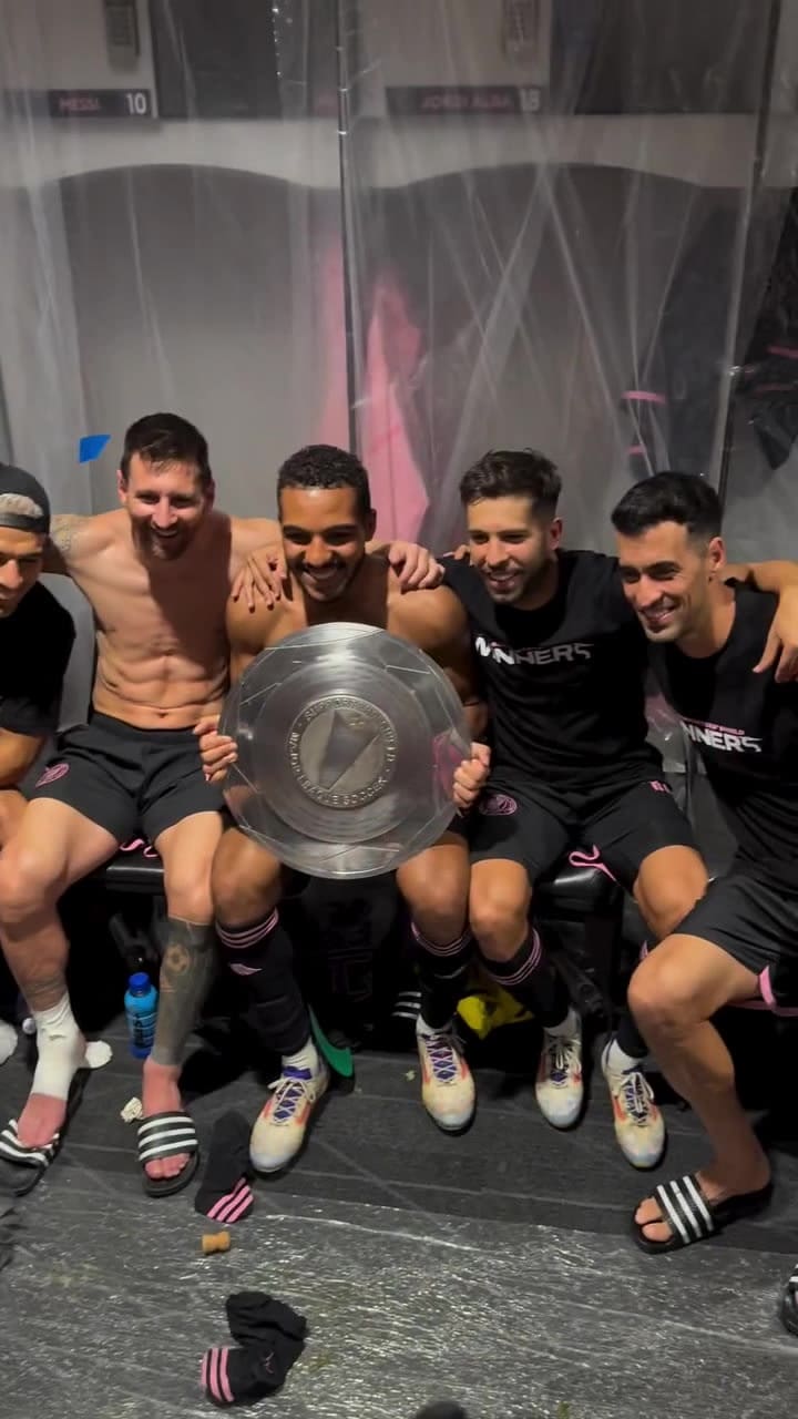 La intimidad de los festejos de Inter Miami