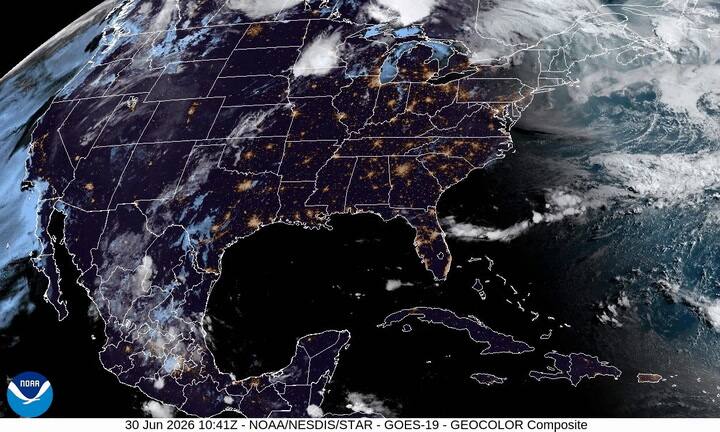 Satélite De La NOAA Hoy