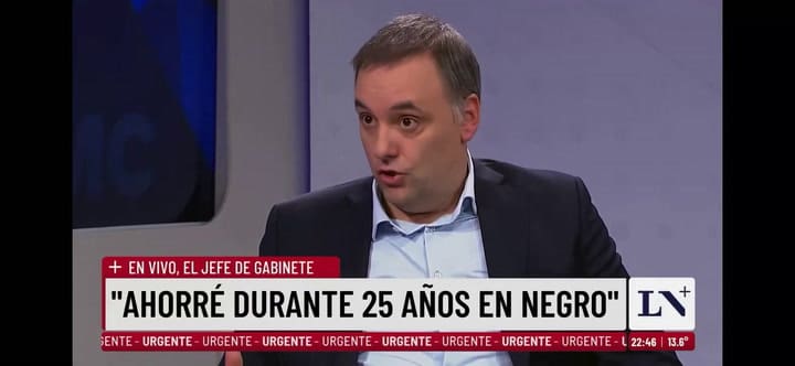 Adorni: "Cometí un error y voy a pagar hasta el último impuesto"
