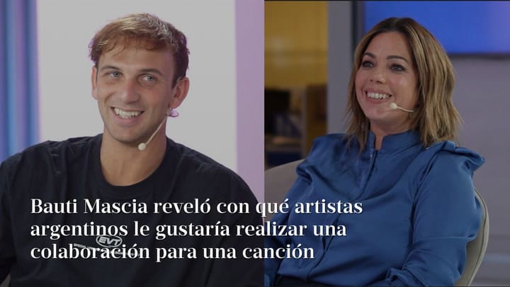 Tras su salida de la casa. Bauti Mascia reveló con qué artistas argentinos le gustaría realizar una colaboración