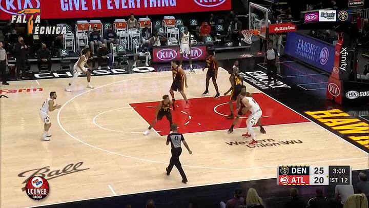 Facundo Campazzo Vs. Atlanta Hawks - Fuente: NBA