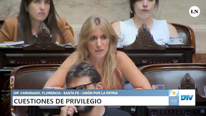 La palabra de Florencia Carignano en Diputados