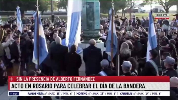 Día de la bandera en Rosario: la indignación de Luis Novaresio