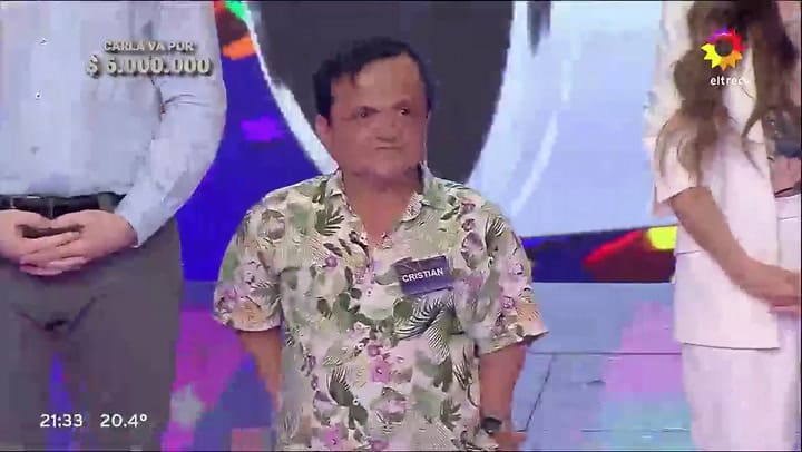 La propuesta de un participante de Los 8 escalones a Pampita