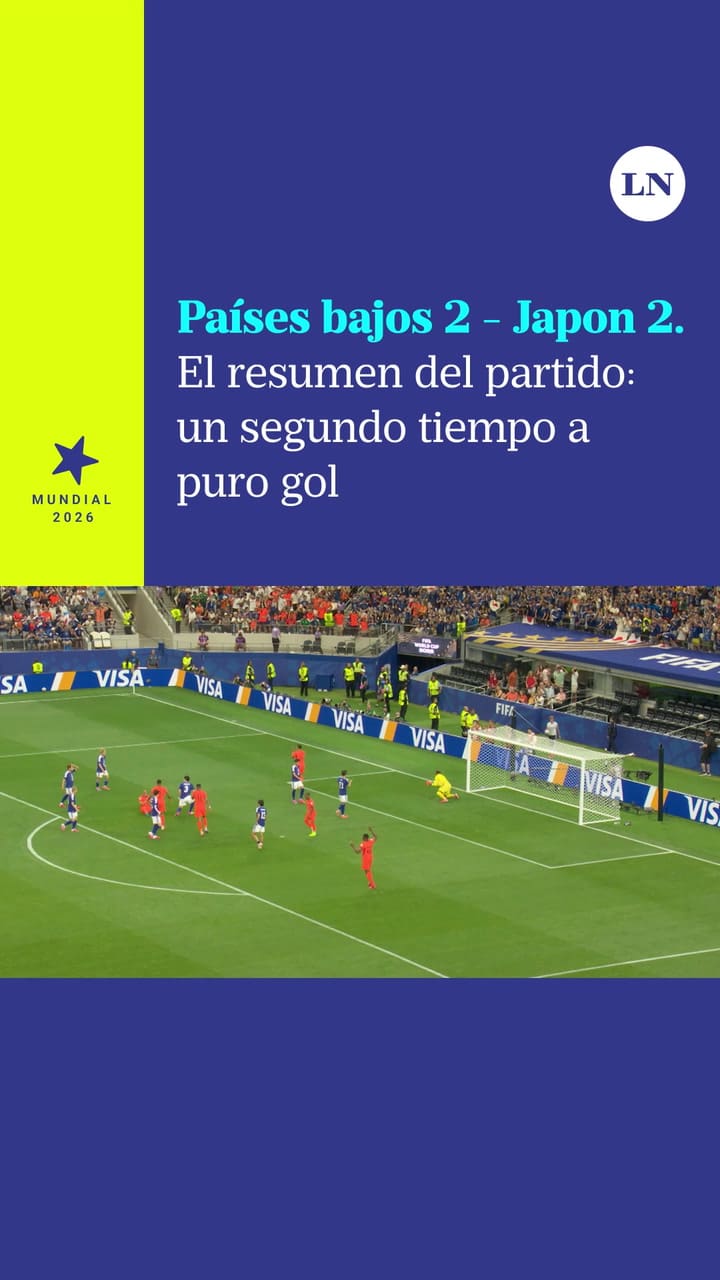 Países bajos 2 - Japon 2. El resumen del partido: un segundo tiempo a puro gol