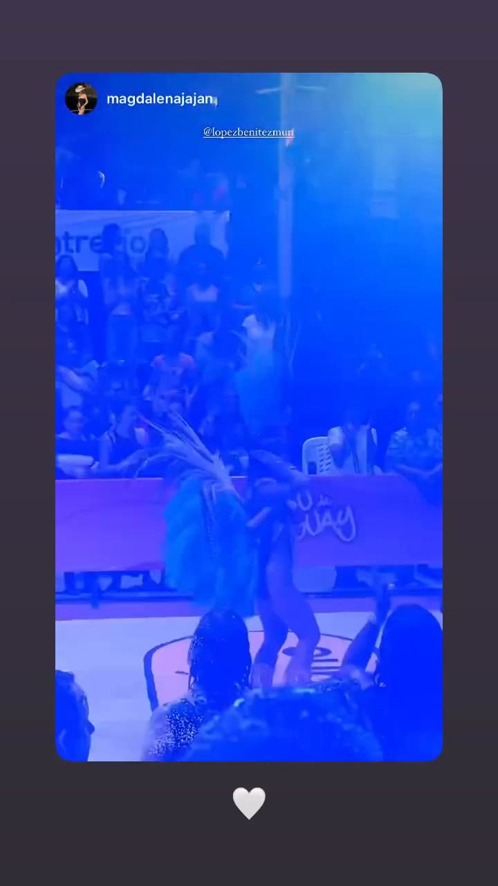 El impactante look de Muri, la esposa de Lisandro Martínez, que sorprendió en el carnaval de Gualeguaychú: “Representando a la Selección”