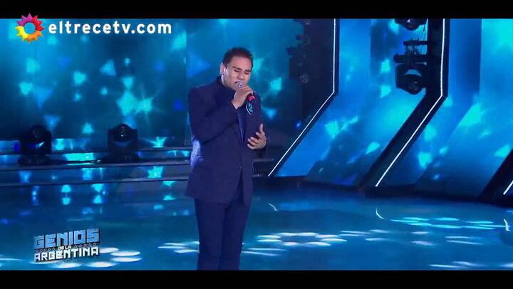 Bruno Magnone de Santiago del Estero interpretó 'Te quiero' de Nino Bravo. Fuente: Youtube