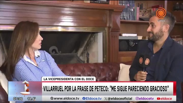 Victoria Villarruel respondió a la frase de Peteco Carabajal en Jesús María