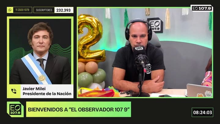 Los dichos de Milei contra los columnistas de LA NACION