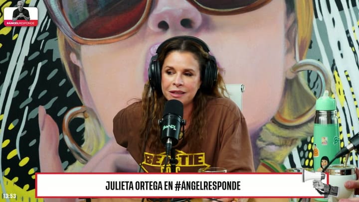 Julieta Ortega reveló por qué su hermano, Emanuel, brindó una entrevista escondido detrás de la puerta de su estudio