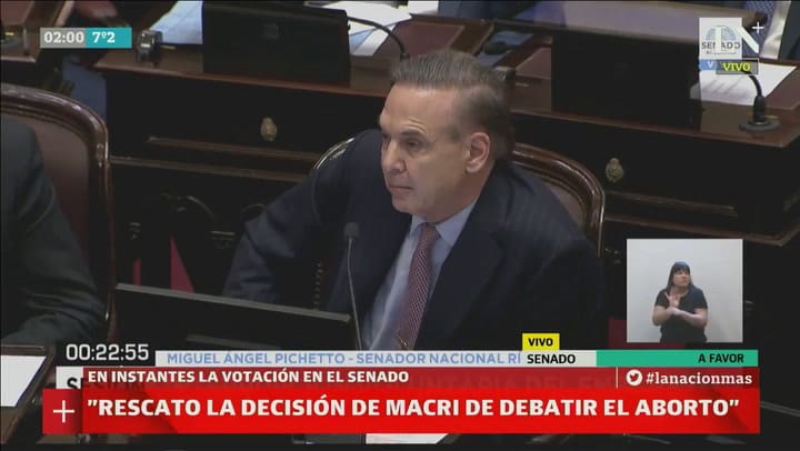 Miguel Ángel Pichetto: 'Durán Barba construye la grieta, es el Laclau de Cambiemos'