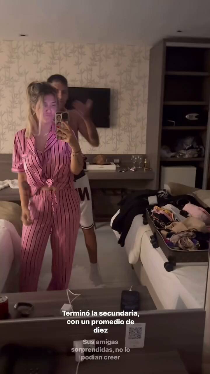Wanda Nara y L-Gante festejaron que sandrán de gira juntos