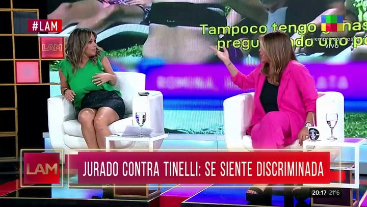 El divertido momento entre Pía Shaw y Nazarena Vélez en LAM