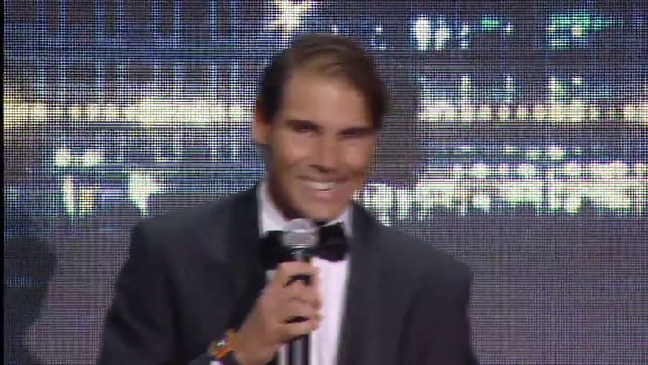 La graciosa frase que utilizó Rafael Nadal para presentar a Roger Federer en la Rod Laver Cup