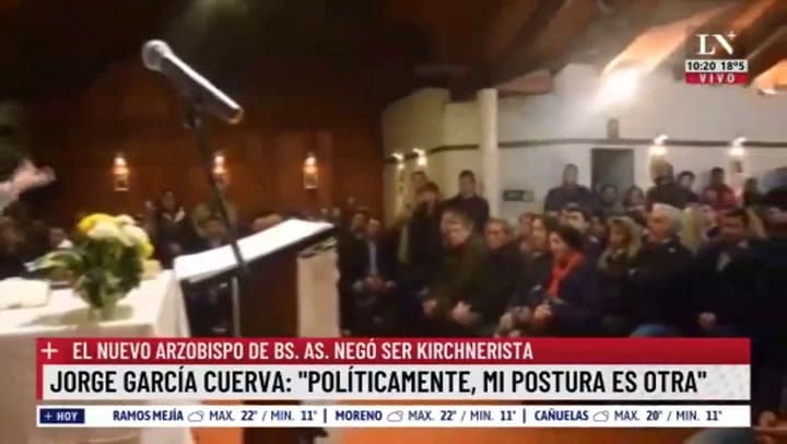 La reacción de Novaresio y Majul ante la reciente afirmación de Jorge García Cuerva, quien negó ser kirchnerista