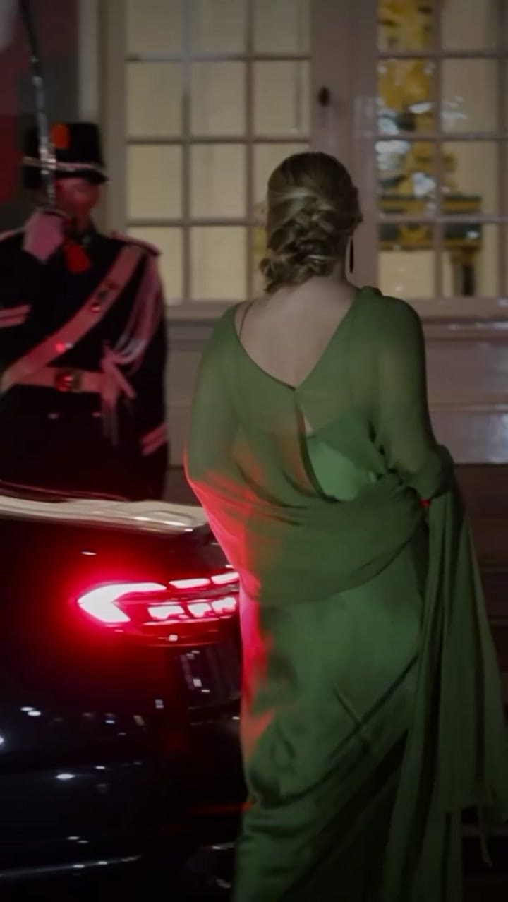Así llegaron los reyes de los Países Bajos y su hija al Palacio de Noordeinde