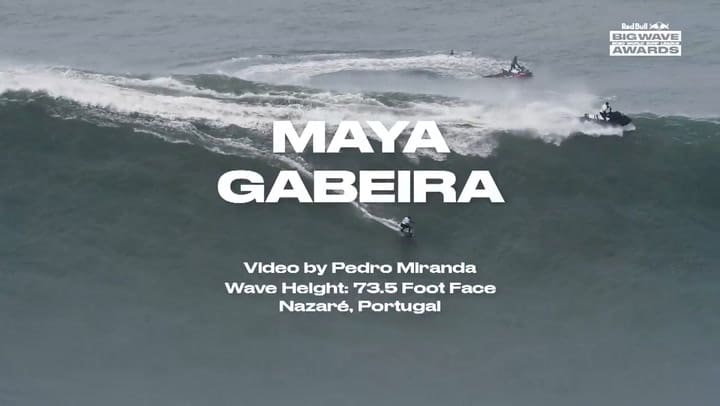 Maya Gabeira, surfeó la ola más grande del mundo en el lugar donde estuvo al borde de la muerte