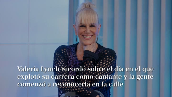 Valeria Lynch recordó sobre el día en el que explotó su carrera como cantante y la gente comenzó a reconocerla en la calle