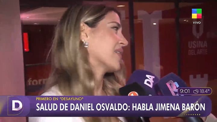 Jimena Barón habló de la salud de Daniel Osvaldo