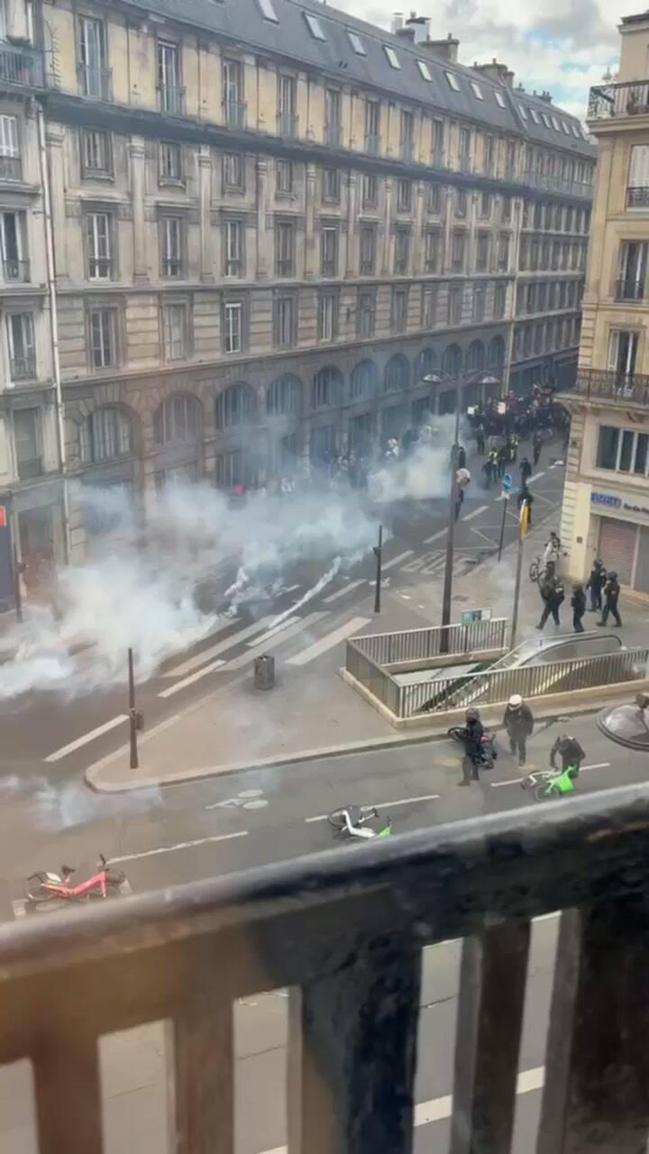 Disturbios en Francia. Crédito: Sophia Azzopardi