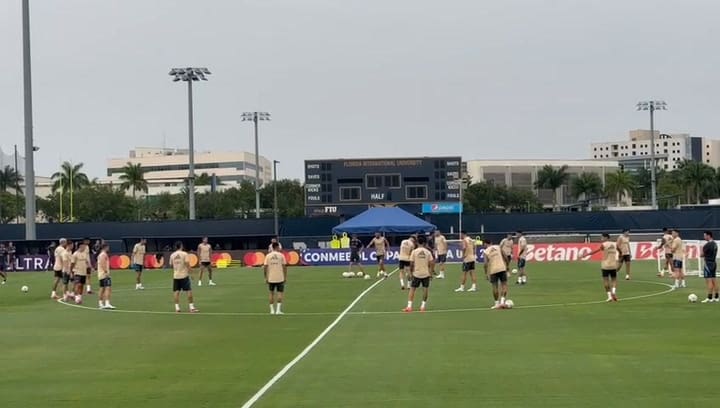 Copa América 2024: práctica de Argentina antes de la final con Colombia (1)