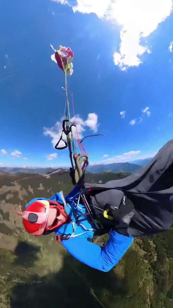 Una parapentista fue embestida por una avioneta en Austria, cayó en picada y sobrevivió