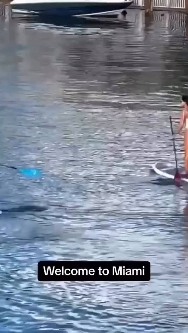 Jeff Bezos en los canales de Miami