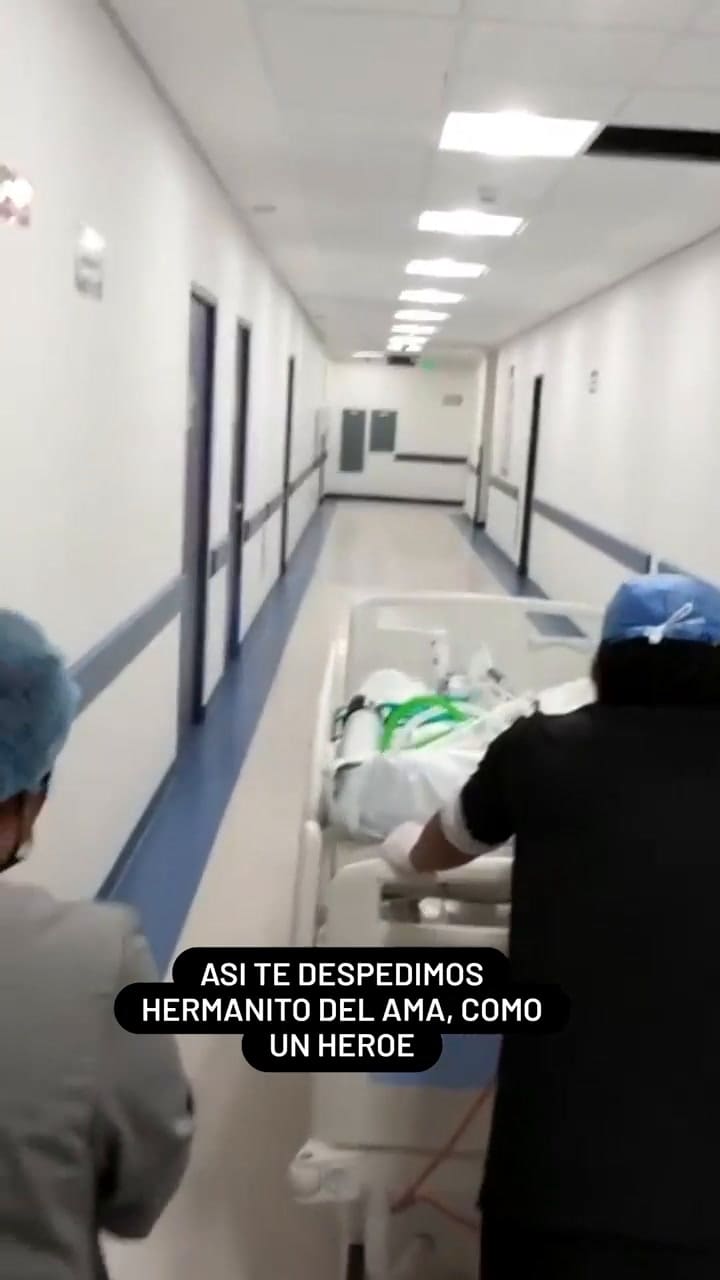 El emotivo mensaje de despedida que le brindaron los médicos a Benjamín Gamond