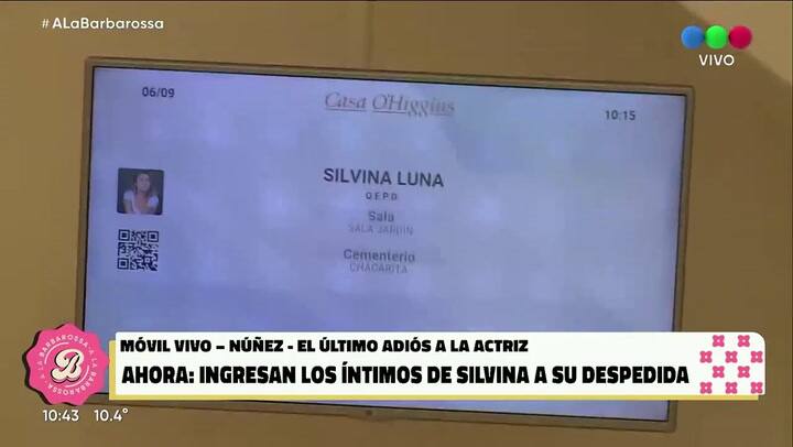 El detalle del velatorio de Silvina Luna