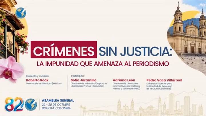 El panel de la SIP de Bogotá: "Debate: democracia, desinformación y plataformas"