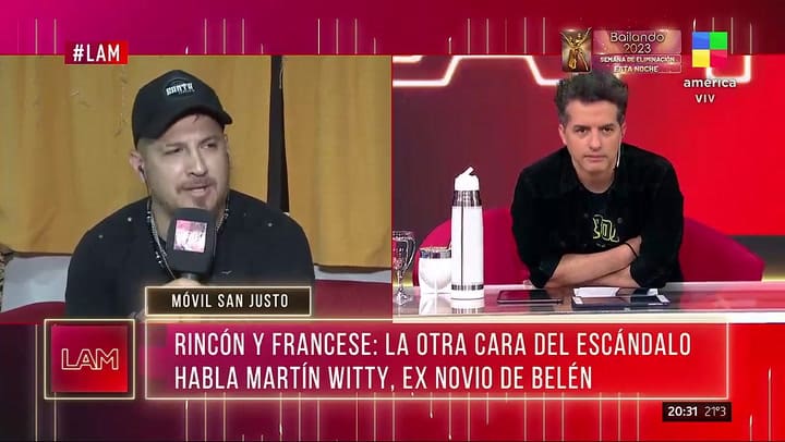 Martín “Witty” Whitencamp dio detalles de la noche que pasó con Belén Francese y Andrea Rincón