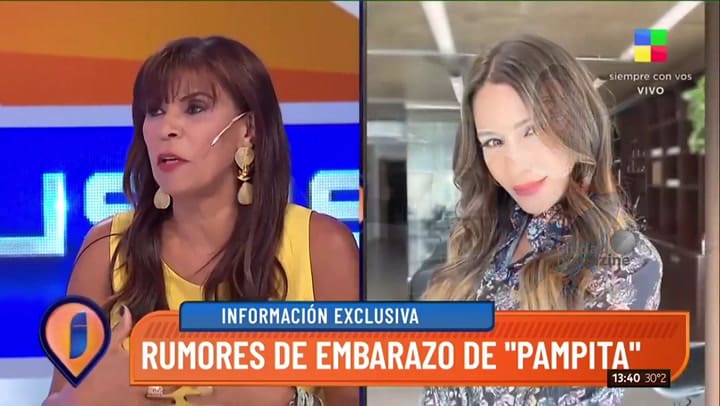 Pampita se enojó con la revista Gente por el retoque de una foto suya - Fuente: América/Ciudad Magaz