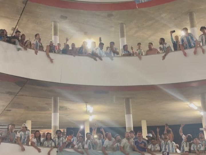 El banderazo argentino en Kansas que subió Marcella a sus redes