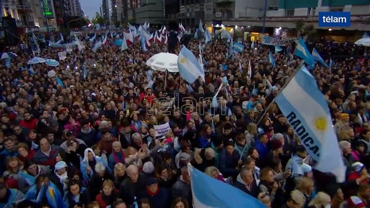Macri encabezó el acto del 'Sí, se puede' en Mar del Plata - Fuente: Télam