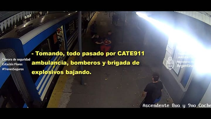 Pánico en Flores: la detención del sospechoso