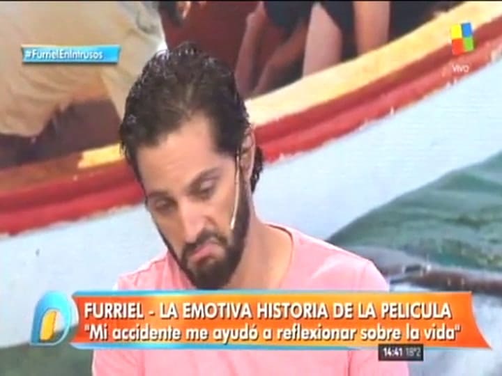 Joaquín Furriel: 'Mi accidente me ayudó a reflexionar sobre la vida'