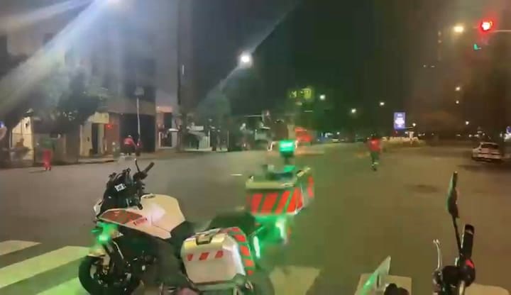 Así fue el trasladado al Hospital Italiano en un helicóptero del SAME del policía de la Ciudad baleado en Morón