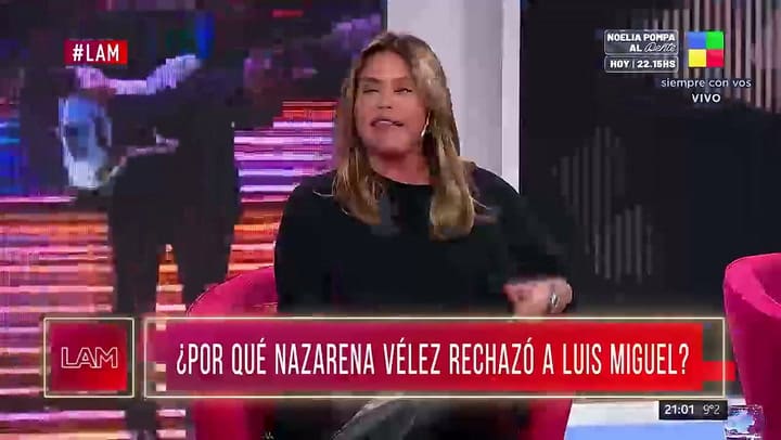 Nazarena Vélez recordó la noche donde conoció a Luis Miguel