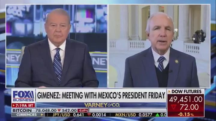 Carlos Giménez criticó las decisiones de la mandataria mexicana