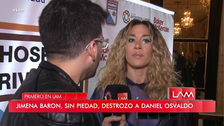 Jimena Barón opinó del caso Thelma Fardín y destrozó a Daniel Osvaldo. Fuente: El Trece