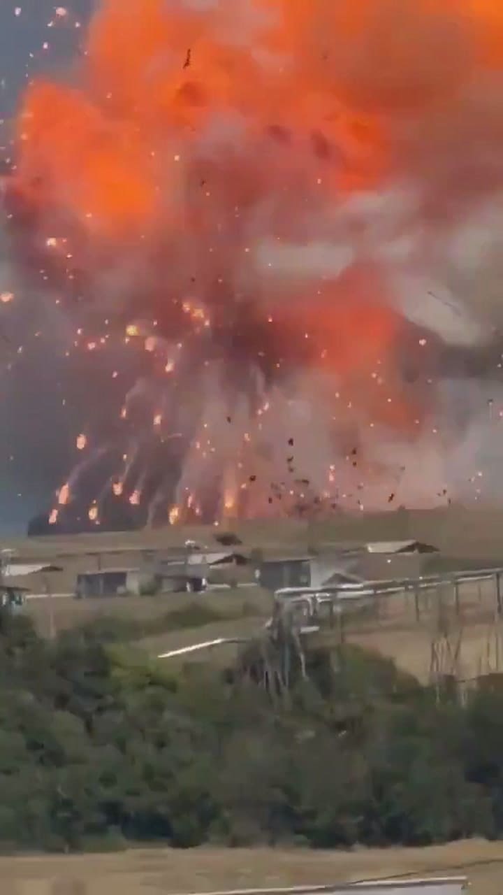 Explosión en una fábrica de municiones en Roma