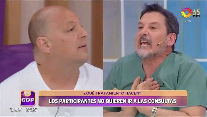 Ariel Ansaldo se enojo en Cuestion de Peso