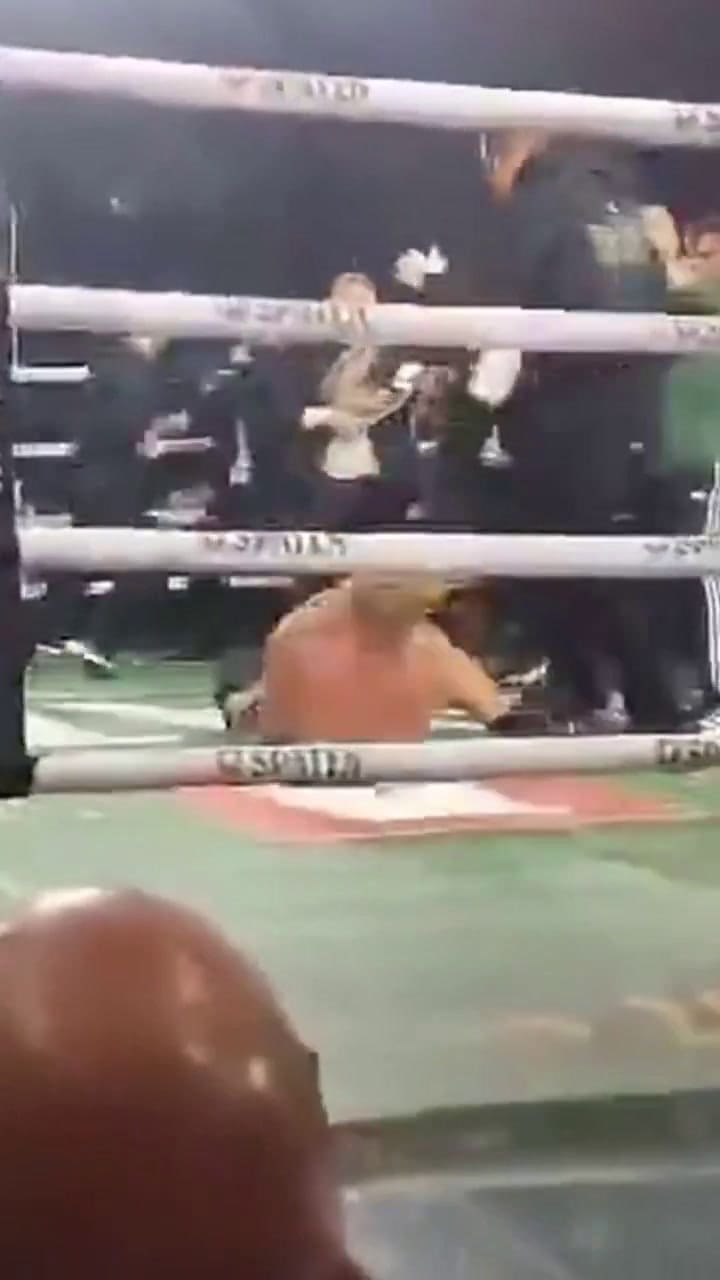 Brasil: una pelea de boxeo terminó en batalla campal y con un ex estrella de la UFC inconsciente