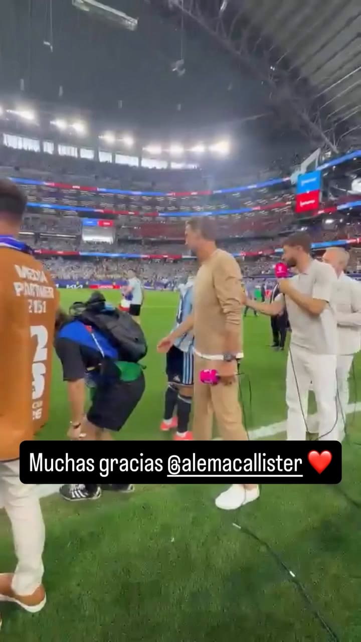 El reencuentro entre Alexis Mac Allister y Jürgen Klopp tras la victoria de la Argentina sobre Austria