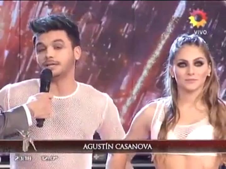 La deslumbrante presentación de Agustín Casanova y Josefina Oriozabala - Fuente: Canal 13