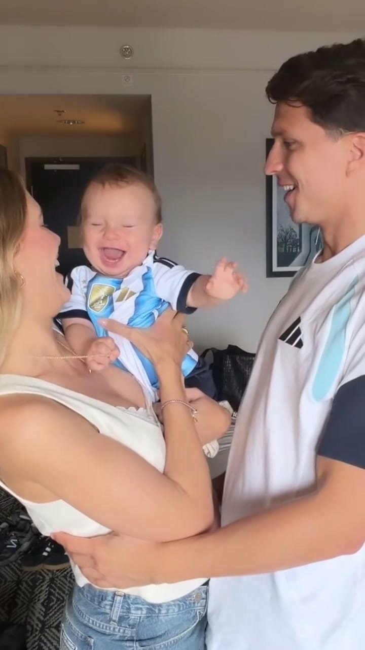 Eva Bargiela, Gianluca Simeone y Faustino durante el Mundial 2026