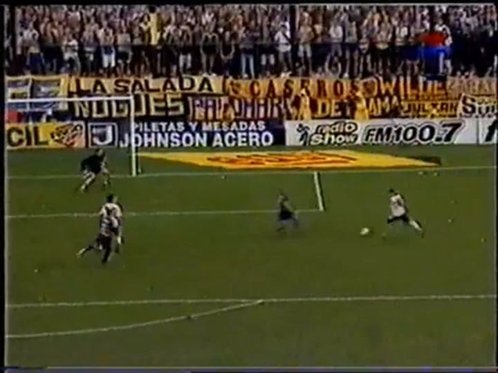 El gol de Coudet a Boca