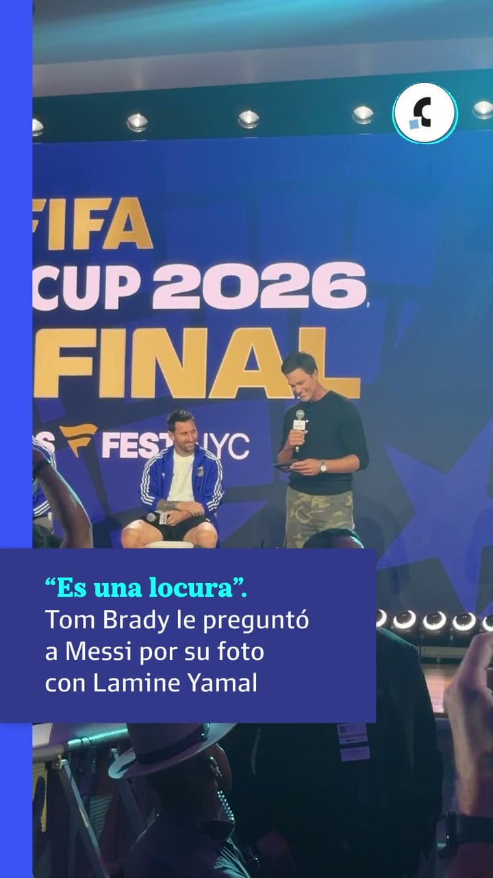 Tom Brady irrumpió en un evento de la FIFA y le preguntó a Messi por su foto con Lamine Yamal